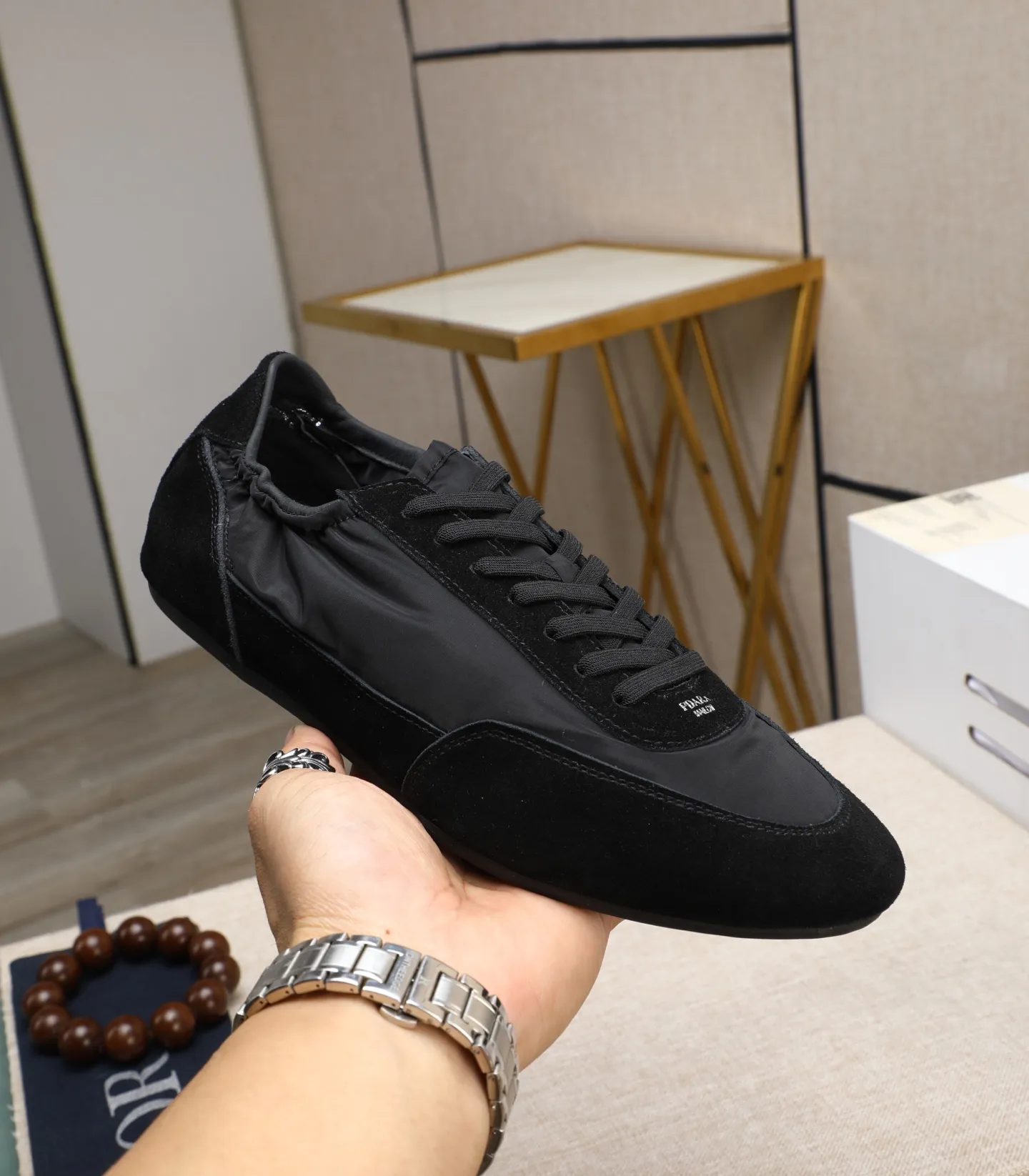Men's shoes 💰460 [PRADA] Popular items in men's shoe counters, synchronized with the official website, high-quality shipments ✔️Original cowhide + cowhide lining, 1🆚1 replica, original original outsole, 38-45 (customized for 45, non-refundable)